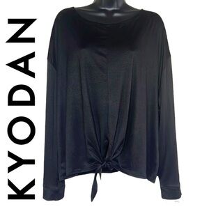 Kyodan Oversized Black Long Sleeve Athletic Tee Size 2X
